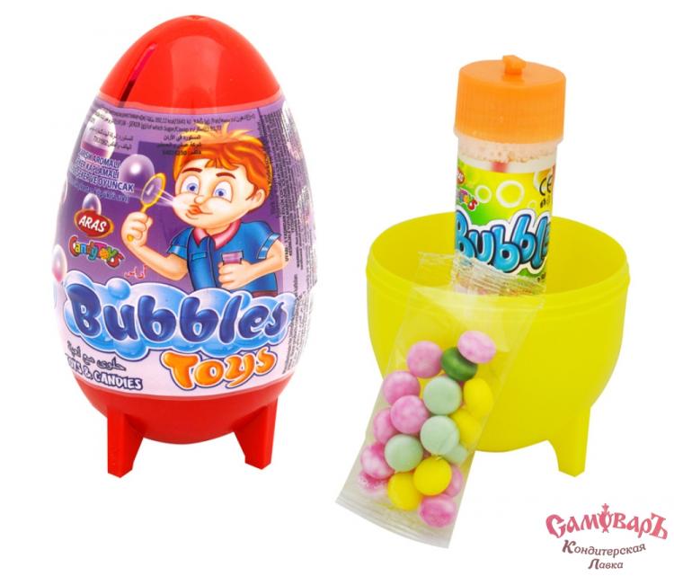 Пластиковое яйцо Bubble Toys 6*12 шт