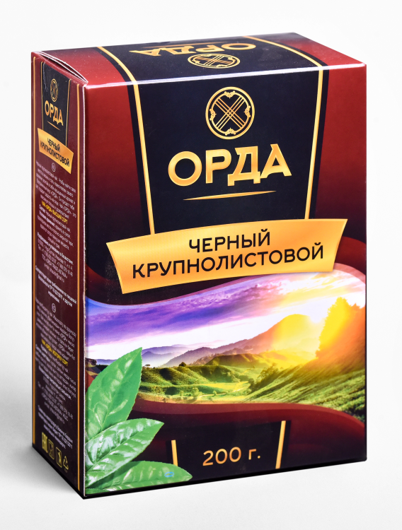 Чай "Орда" Крупнолистовой 200 гр 16 шт
