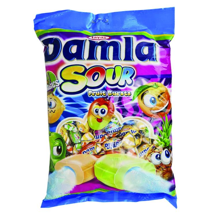 Жевательные конфеты Damla Sour (кислица) 1 кг/8 шт