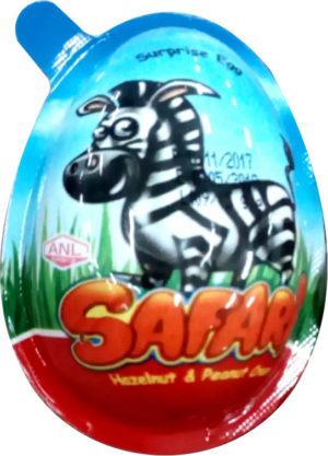 Пластиковое яйцо Safari Toy 15 гр 6/24 шт