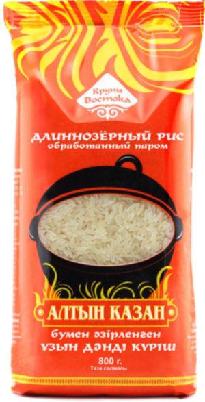 Рис длиннозерный обработанный паром 800 гр /12шт