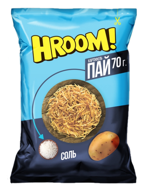   Картофельная  соломка  TM HROOM со вкусом «соль» - 70 гр
