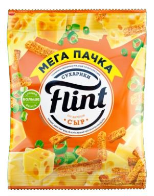 ТМ Флинт Сухарики сыр  110 гр